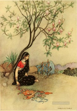 ワーウィック ゴーブル インディアンのフィールド Oil Paintings